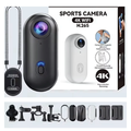 Mini Caméra d'Action 4K — Étanche 30 m, Carte 64 Go Incluse