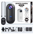 Mini Caméra d'Action 4K — Étanche 30 m, Carte 64 Go Incluse