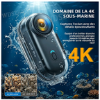 Mini Caméra d'Action 4K — Étanche 30 m, Carte 64 Go Incluse