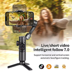 Stabilisateur Smartphone 3 Axes — Suivi Auto et Trépied