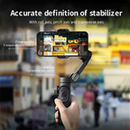 Stabilisateur Smartphone 3 Axes — Suivi Auto et Trépied